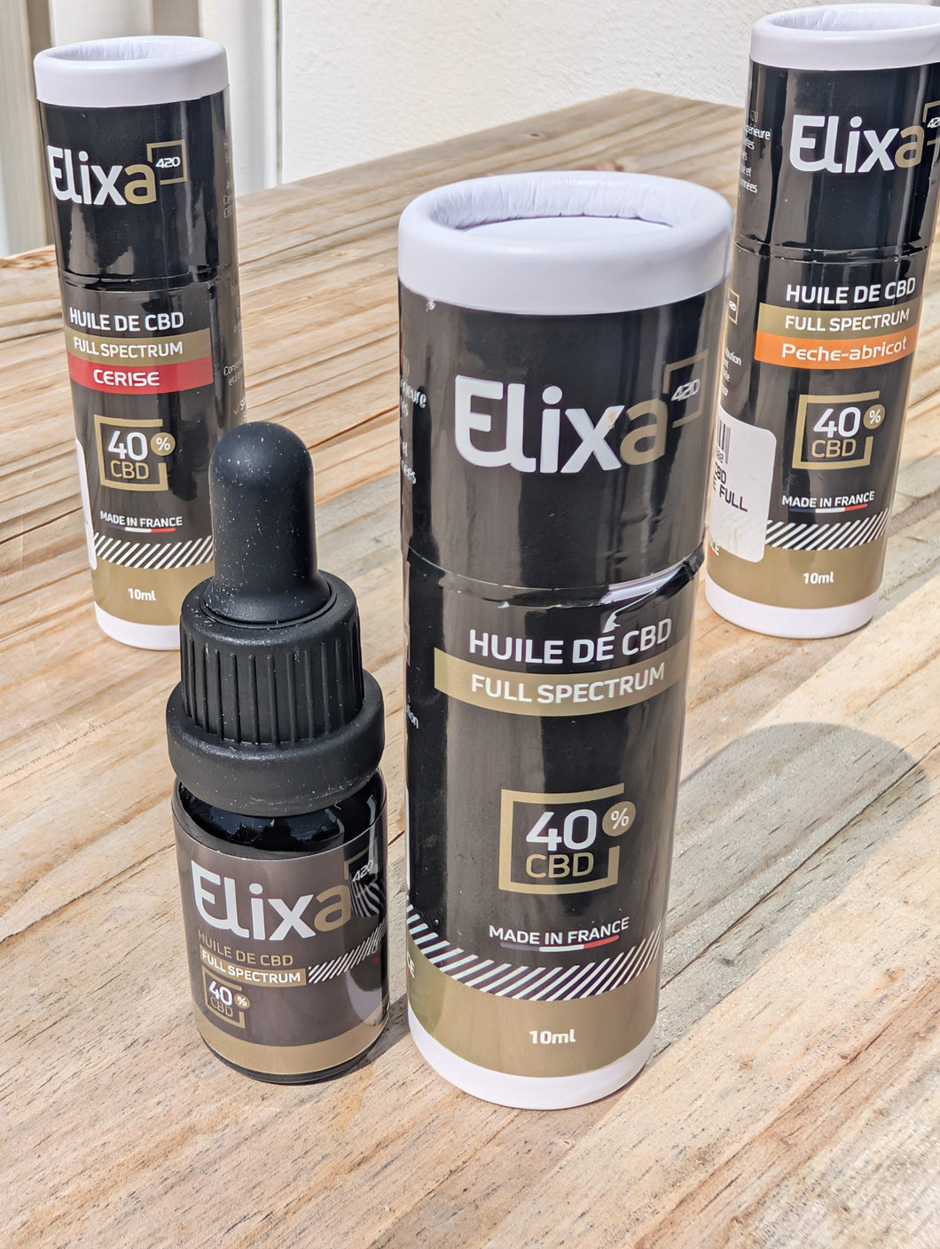 Huile de CBD BIO 40% : CHANVRE : NATUREL Le Club CBD