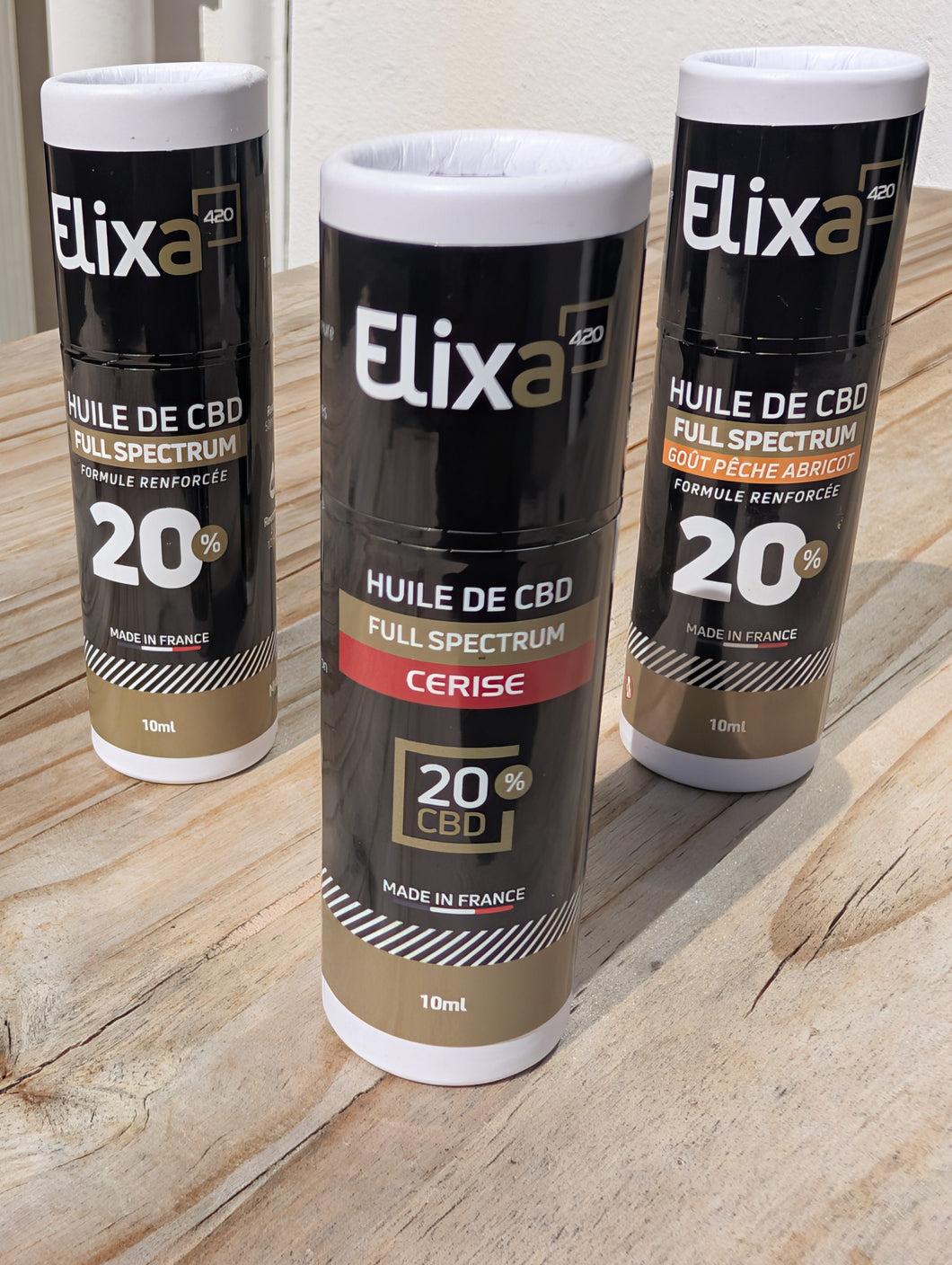 Huile de CBD ELIXA 30% : Cerise Le Club CBD