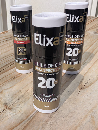 Huile de CBD BIO 20% : CHANVRE : NATUREL Le Club CBD