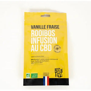 ROOIBOS BIO AU CBD VANILLE FRAISE Le CBD social club