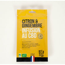 Charger l&#39;image dans la galerie, INFUSION BIO AU CBD CITRON GINGEMBRE Le CBD social club
